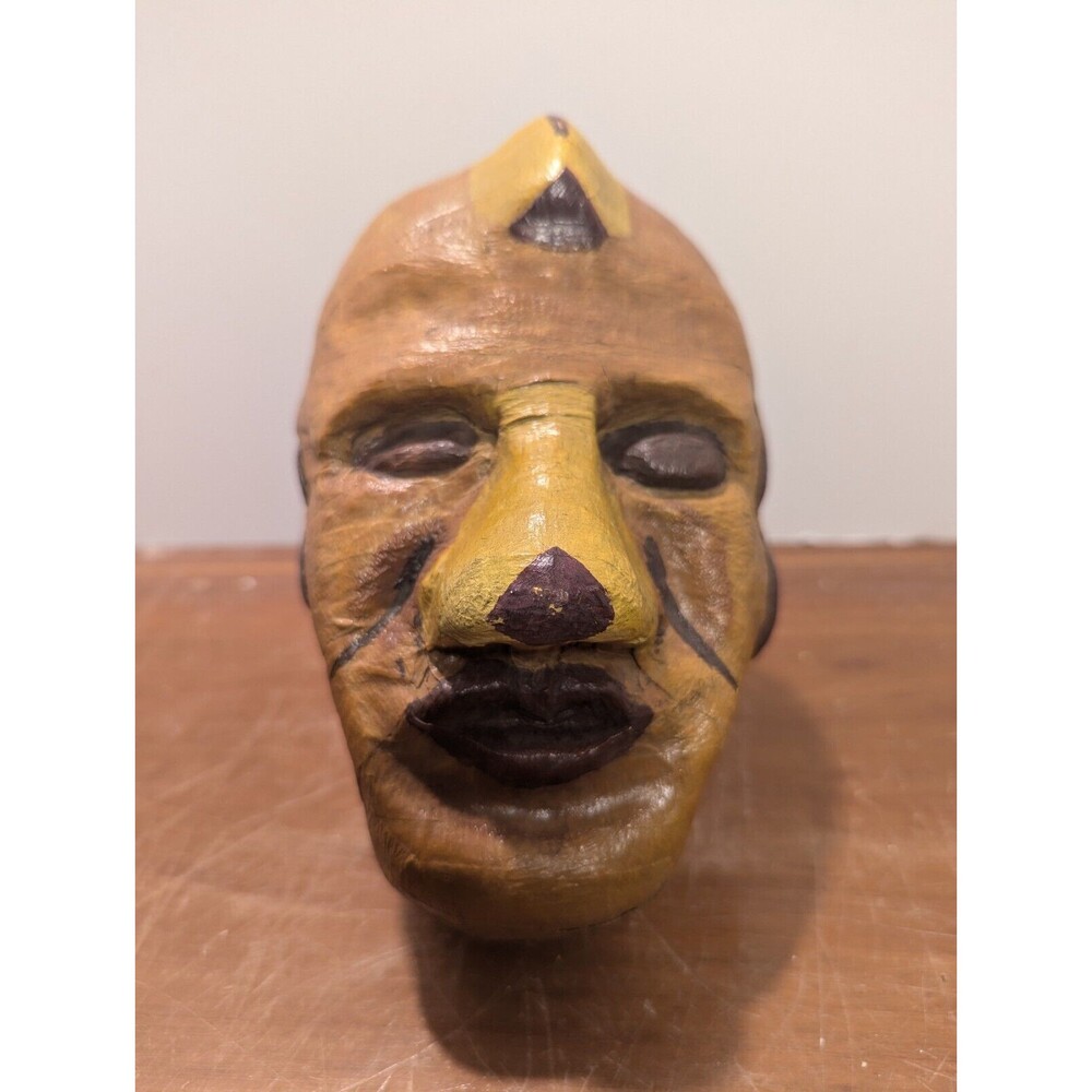1920's/30's Paper Mache Folk Art Parade Theater Carnival Mask